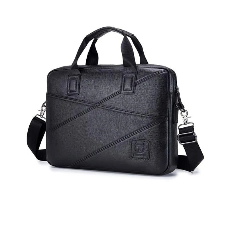 Bolsa De Ombro Masculina em Couro Modelo Executive Sovereign