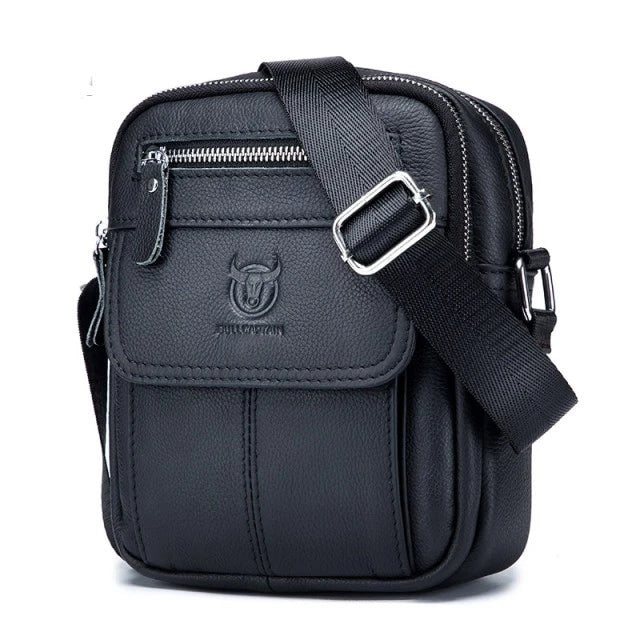 Bolsa Transversal Masculina em Couro Modelo Urban Command