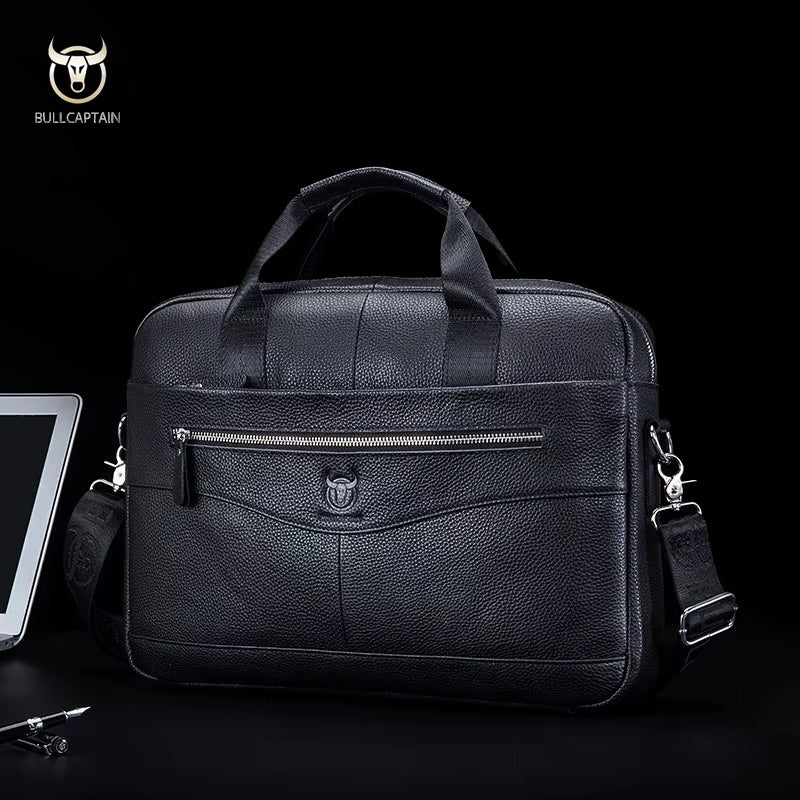 Bolsa de Ombro com Alça Unisex em Couro Modelo Office Prime