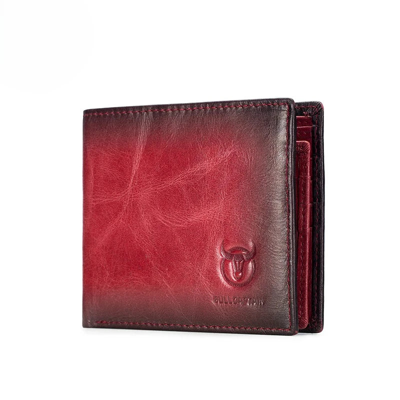 Carteira Masculina BullCaptain Original em Couro Modelo Redmont