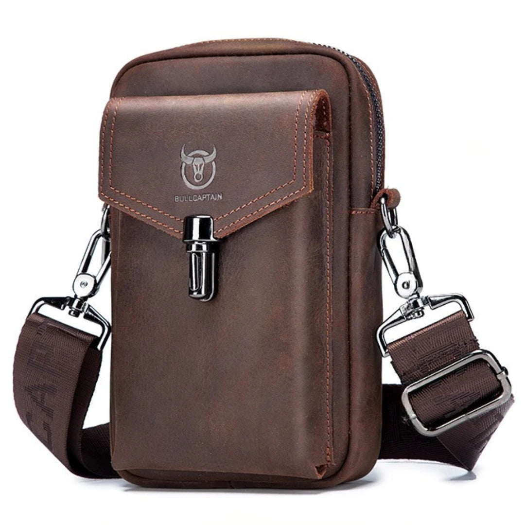 Pochete Masculina em Couro Lynel