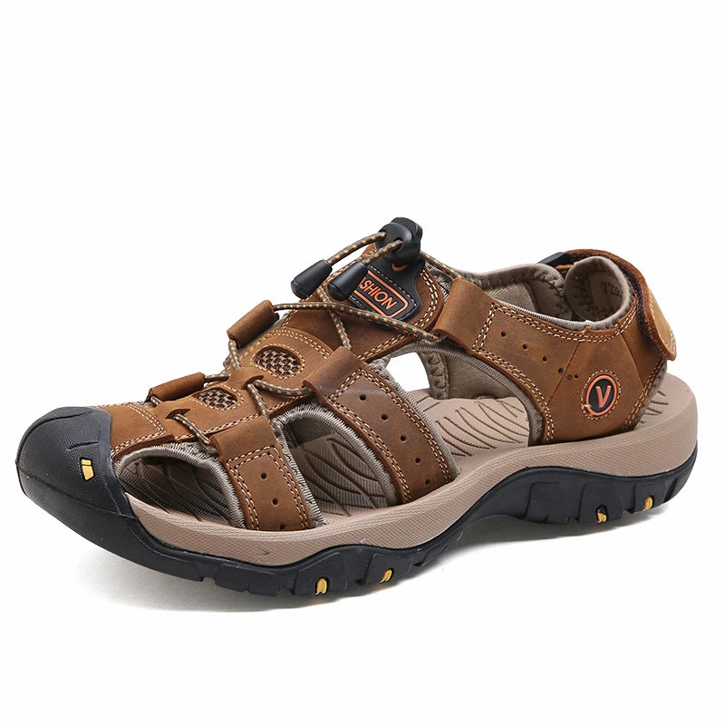 Sandália Masculina em Couro Frontier