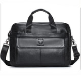 Bolsa De Ombro Masculina Com Alça em Couro Modelo Executive Prime