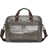 Bolsa De Ombro Masculina Com Alça em Couro Modelo Executive Prime