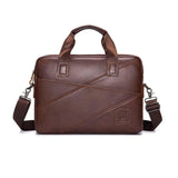 Bolsa De Ombro Masculina em Couro Modelo Executive Sovereign