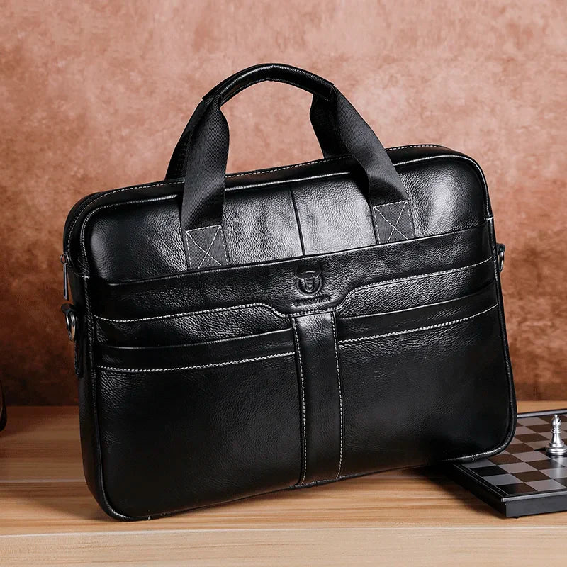 Bolsa De Ombro Masculina em Couro Modelo Imperial Line