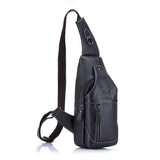 Shoulder Bag Masculina BullCaptain em Couro Modelo Dante