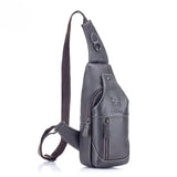 Shoulder Bag Masculina BullCaptain em Couro Modelo Dante