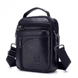 Shoulder Bag Masculina BullCaptain em Couro Modelo Kando