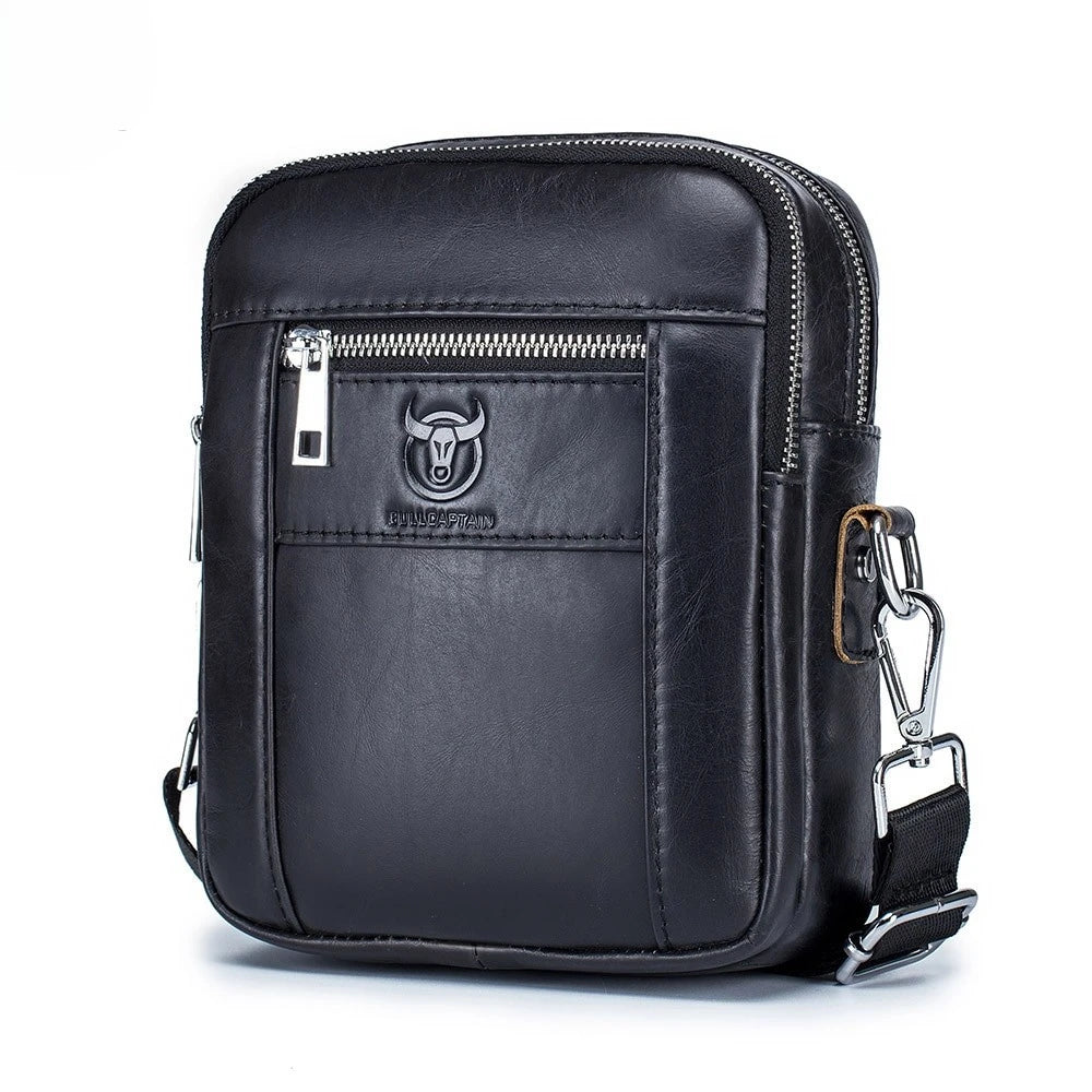 Bolsa Transversal Masculina em Couro Modelo Urban Core