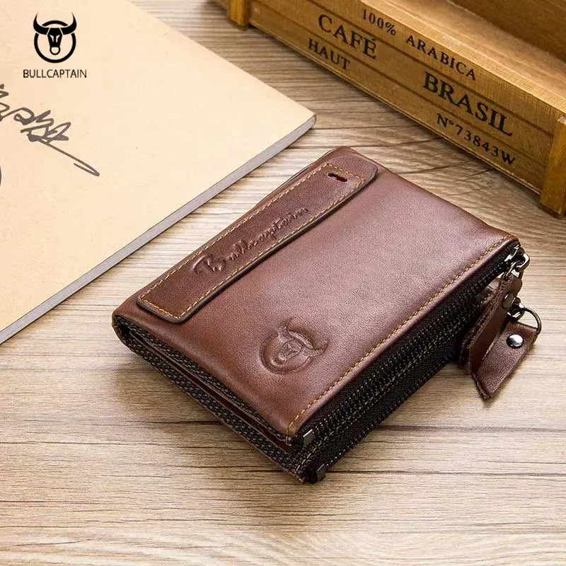 Carteira Masculina BullCaptain Original em Couro Modelo Frontier