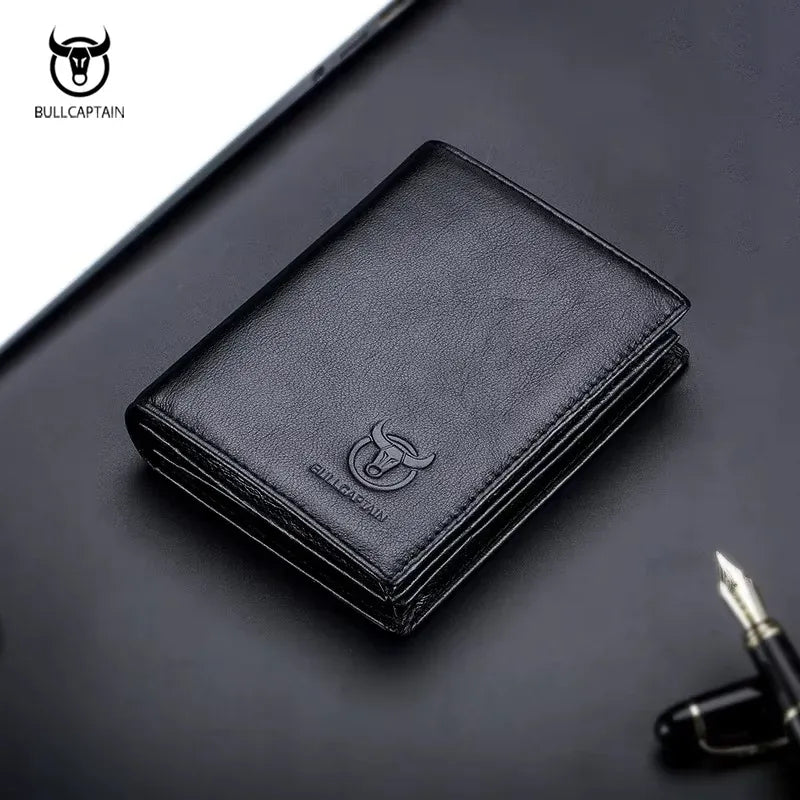 Carteira Masculina BullCaptain Original em Couro Modelo Monarch