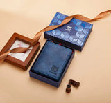 Carteira Masculina Compacta em Couro Oakwood