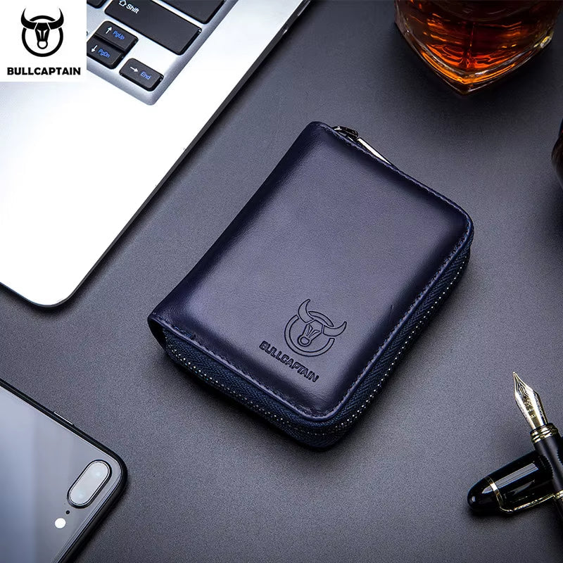 Carteira Masculina BullCaptain Original em Couro Modelo Titan