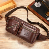 Pochete Masculina em Couro Modelo Trail Pouch