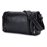 Bolsa De Ombro Masculina Com Alça em Couro Modelo Urban Nomad