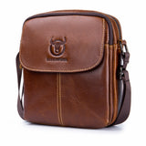Bolsa Transversal Masculina BullCaptain em Couro Modelo Radcliff