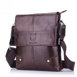 Bolsa Transversal Masculina BullCaptain em Couro Modelo Donovan