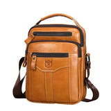 Shoulder Bag Masculina BullCaptain em Couro Modelo Tyrell