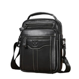 Shoulder Bag Masculina BullCaptain em Couro Modelo Tyrell