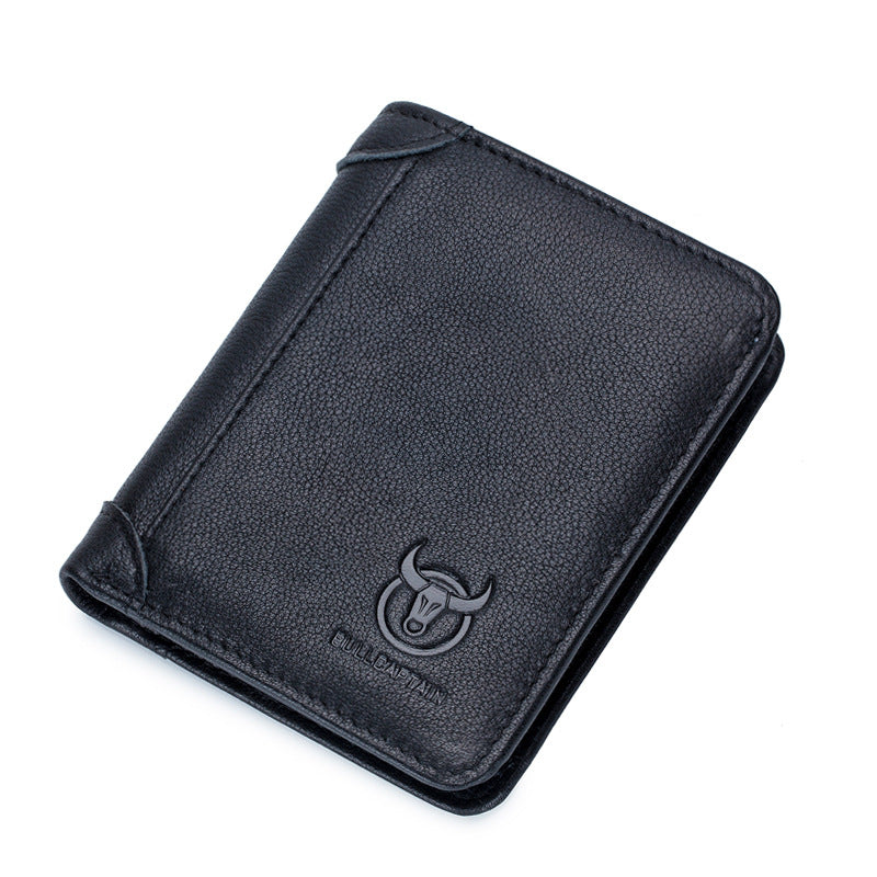 Carteira Masculina BullCaptain Original em Couro Modelo Stratton