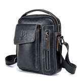 Shoulder Bag Masculina BullCaptain em Couro Modelo Dixon